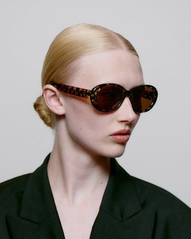 Anma / Black Yellow Tortoise & Brown Lens - Shade Files